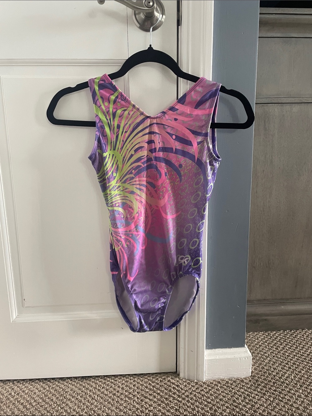GK Purple, Pink & Neon Green Swirl Kids One-Piece Bodysuit